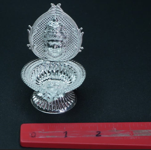 Pure Silver Balaji Diya 57.87g By Mahita Collections